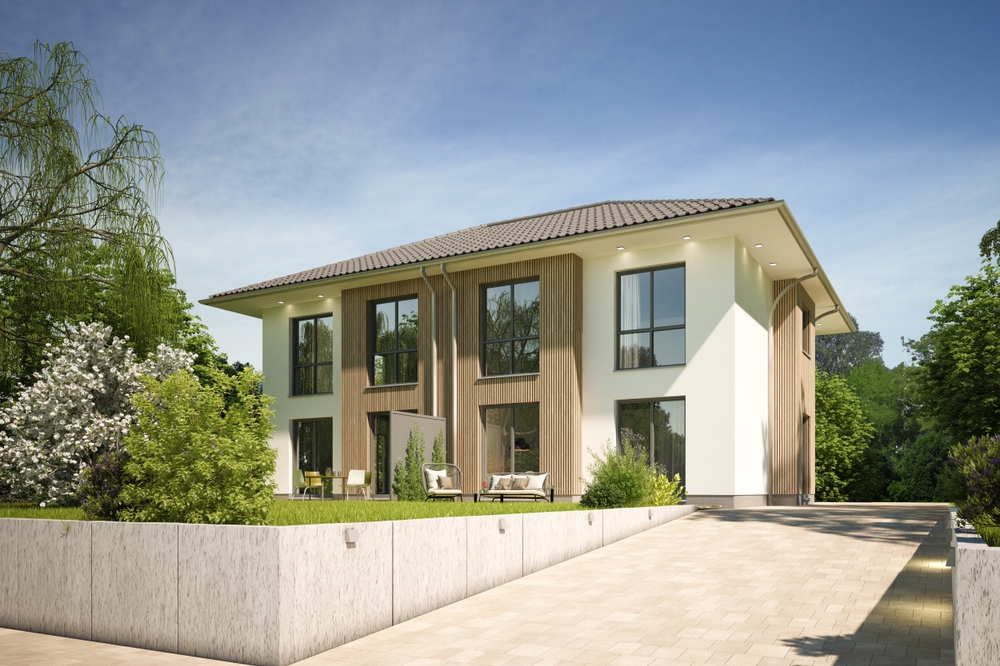 Private gardens in villas and mansions